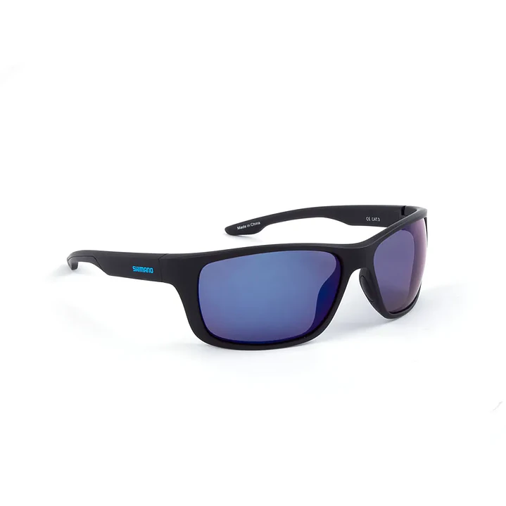 Óculos Shimano Antares - Matte Black & Lente Azul  1
