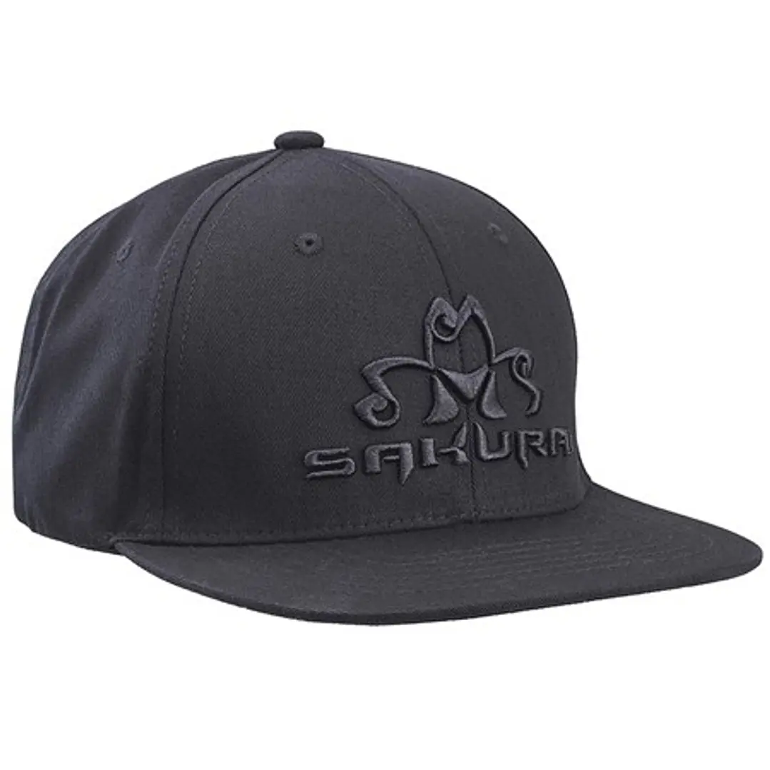 Boné Sakura Flat Visor Preto 1