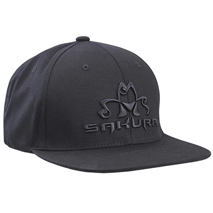 Boné Sakura Flat Visor Preto 1