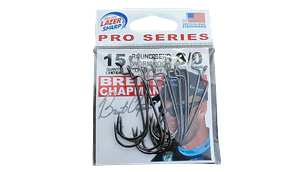 Anzóis Eagle Claw Lazer Value Series Round Blend Worm Hook Platinum