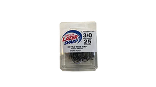 Anzóis Eagle Claw Lazer Worm Round Platinum