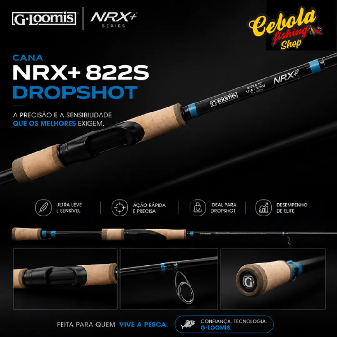 Cana G.Loomis NRX+ Dropshot 822s 6'10