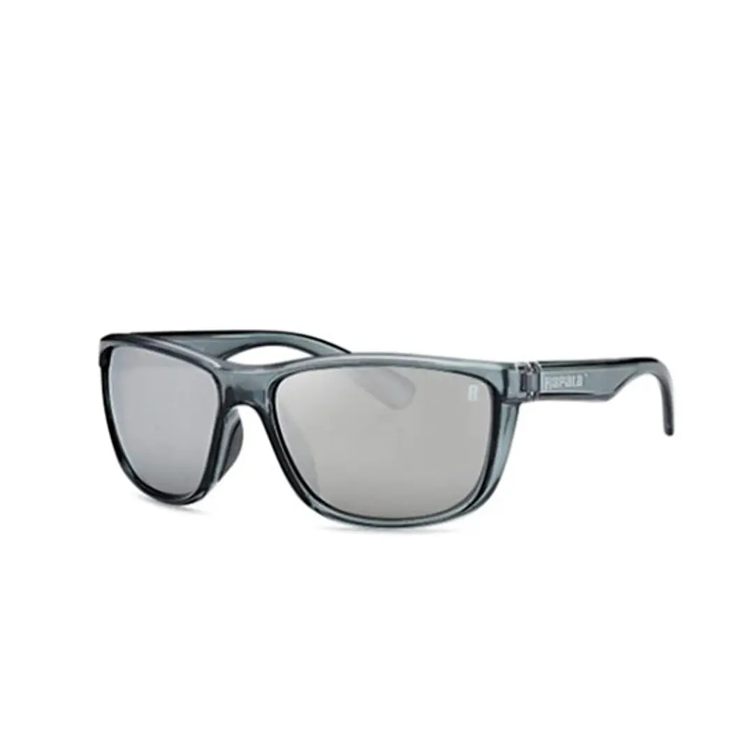 Óculos de Sol Polarizados Rapala Wahoo Preto Cristal Espelhado Prateado 1