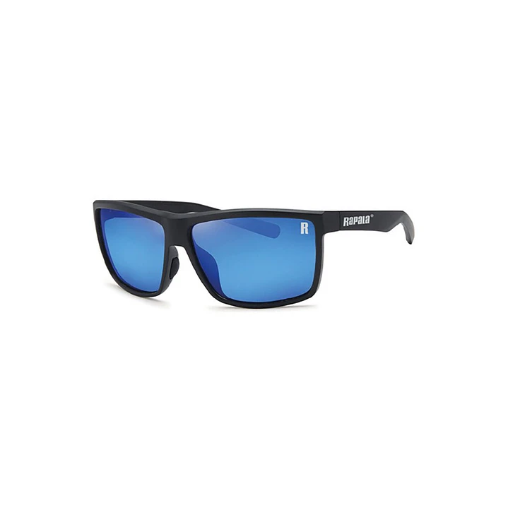 ÓCULOS POLARIZADOS RAPALA ROCKFISH MATE BLACK BLUE MIRROR 1