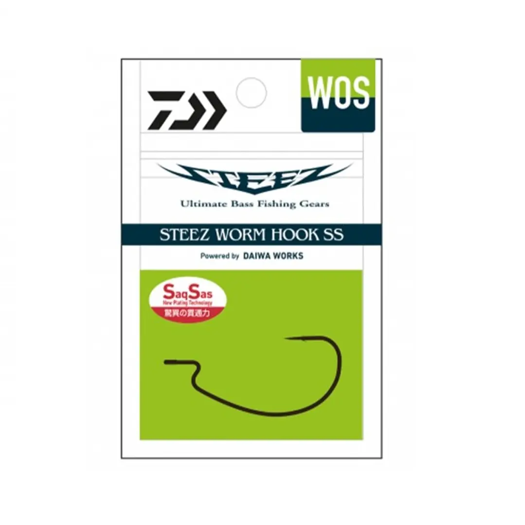 Anzois Daiwa Steez Worm Hook SS WOS  1