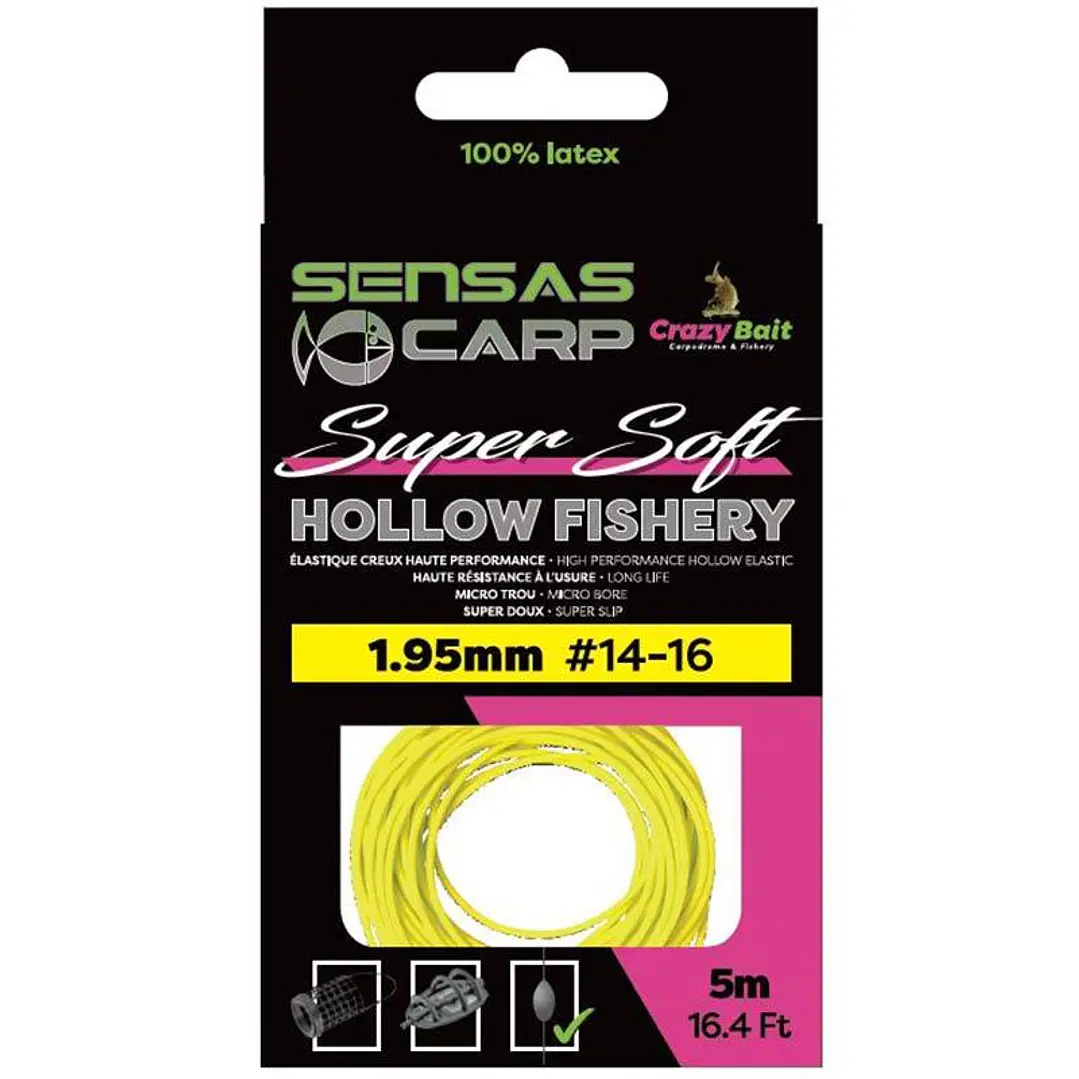 Elástico Sensas Hollow Fishery Super Soft  1