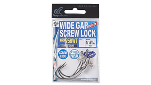Anzois Hayabusa WRM 958 Wide Gap Screw Lock Weighted Hook - 5/0