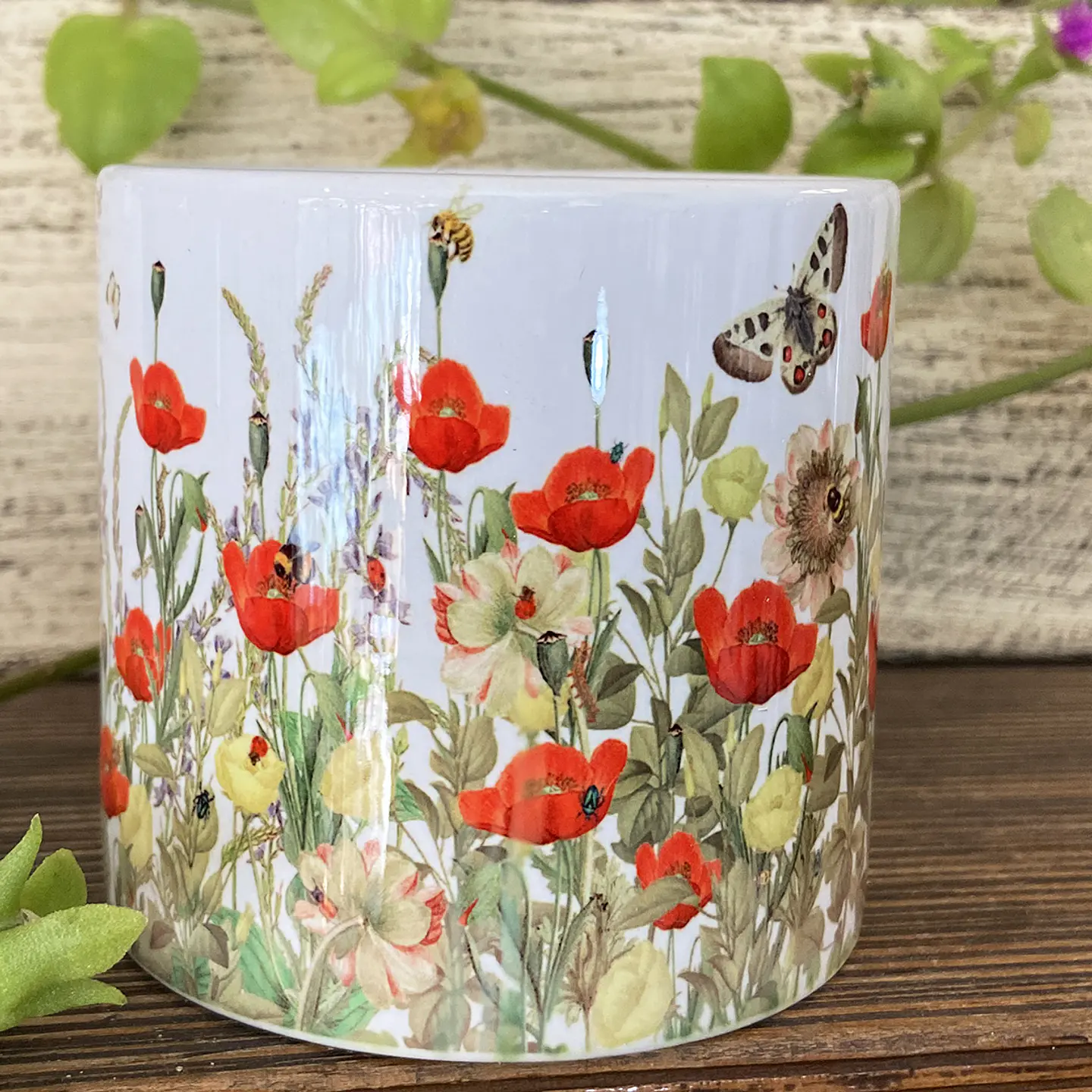 OFERTA! Tacita café Colección Vintage - Amapolas 4