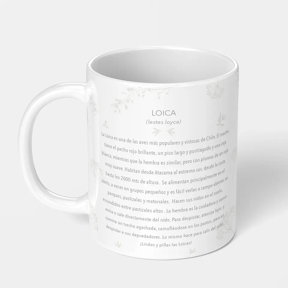 Tazón Colección Pajaritos - Loica 2