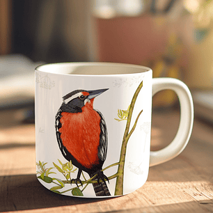 Tacita café Colección Pajaritos - Loica