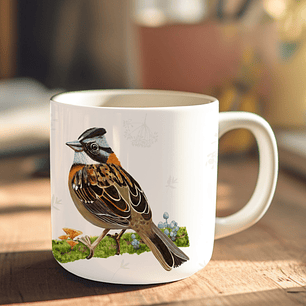 Tacita café Colección Pajaritos - Chincol