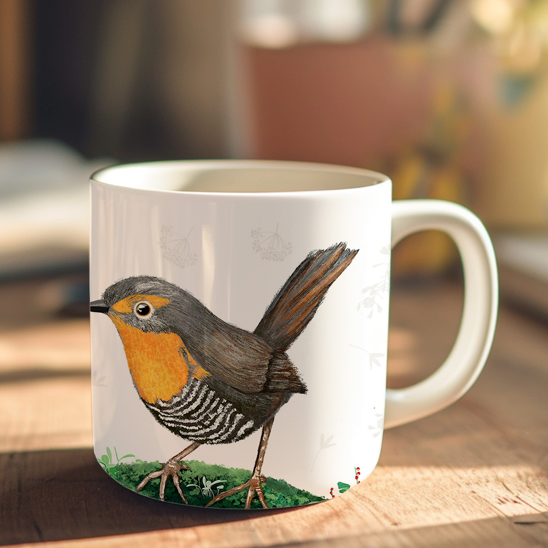 Tacita café Colección Pajaritos - Chucao 1