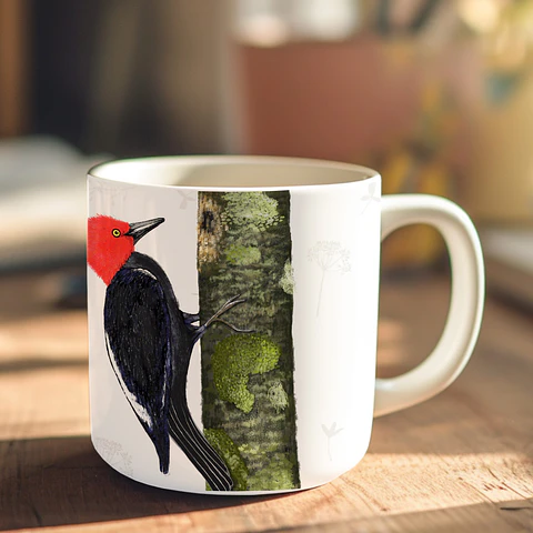 OFERTA! Tacita café Colección Pajaritos - Carpintero