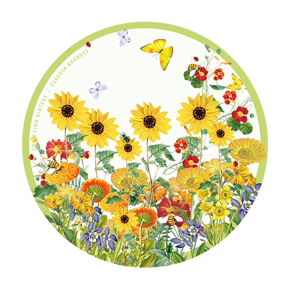 OFERTA! Set 6 posavasos flores Colección Vintage 2