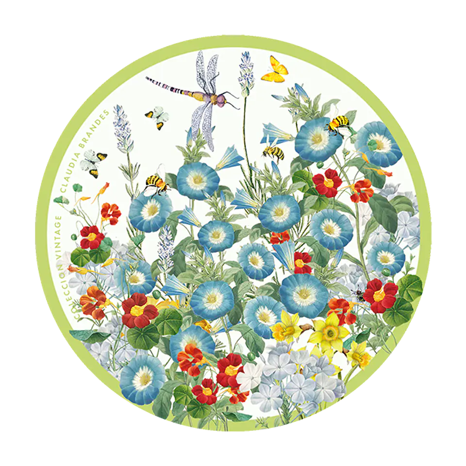 OFERTA! Set 6 posavasos flores Colección Vintage 5