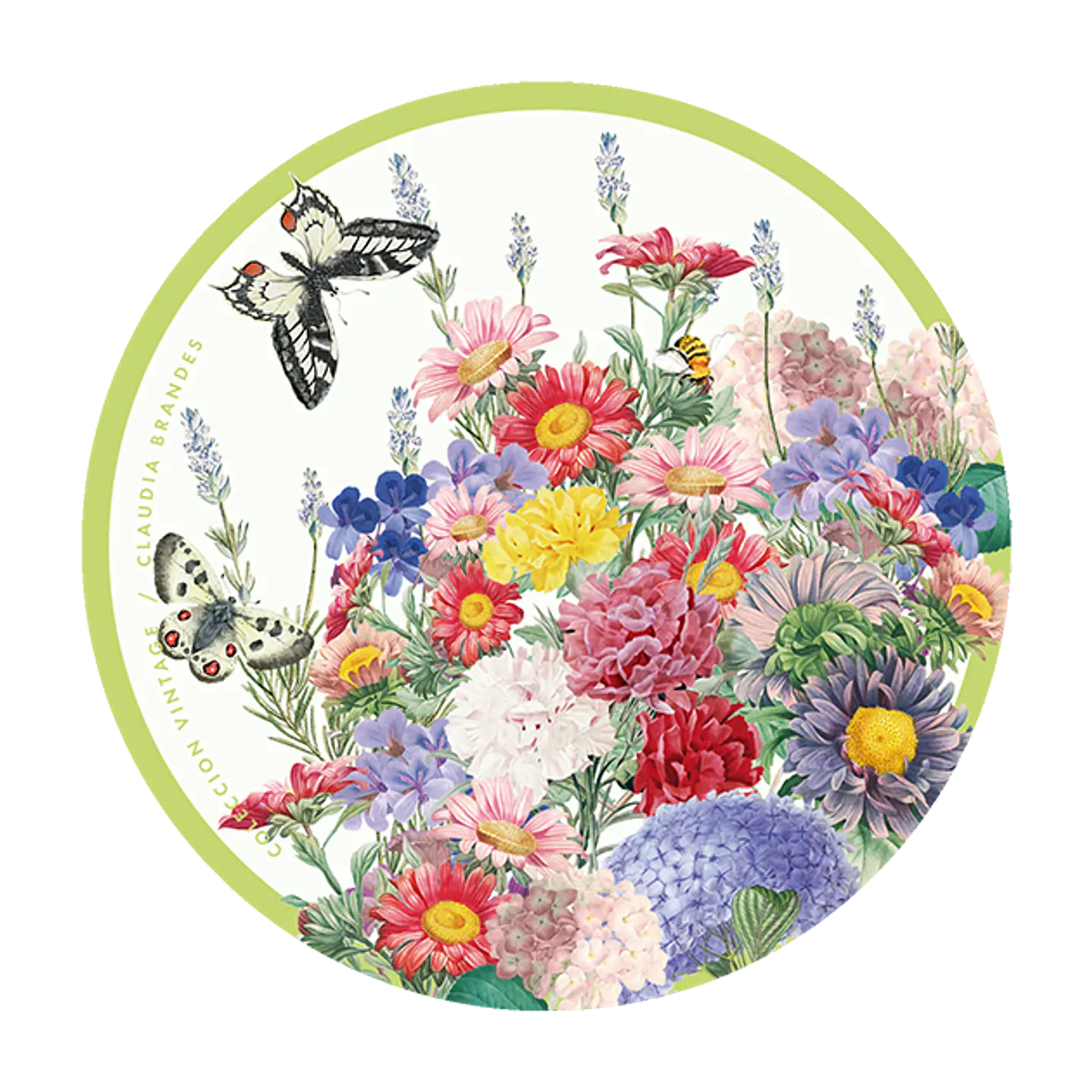 OFERTA! Set 6 posavasos flores Colección Vintage 6