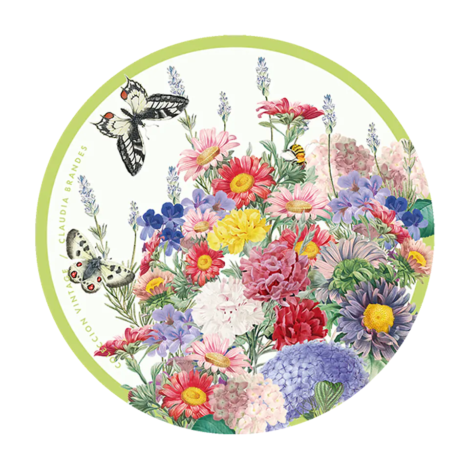 OFERTA! Set 6 posavasos flores Colección Vintage 6