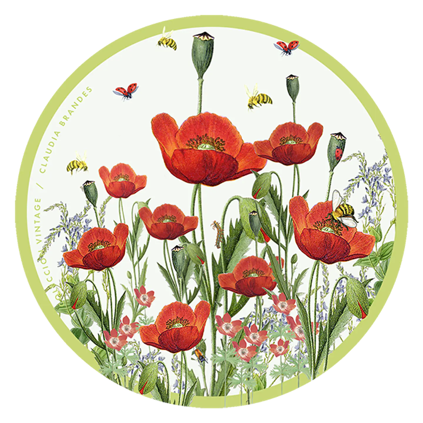 OFERTA! Set 6 posavasos flores Colección Vintage 7