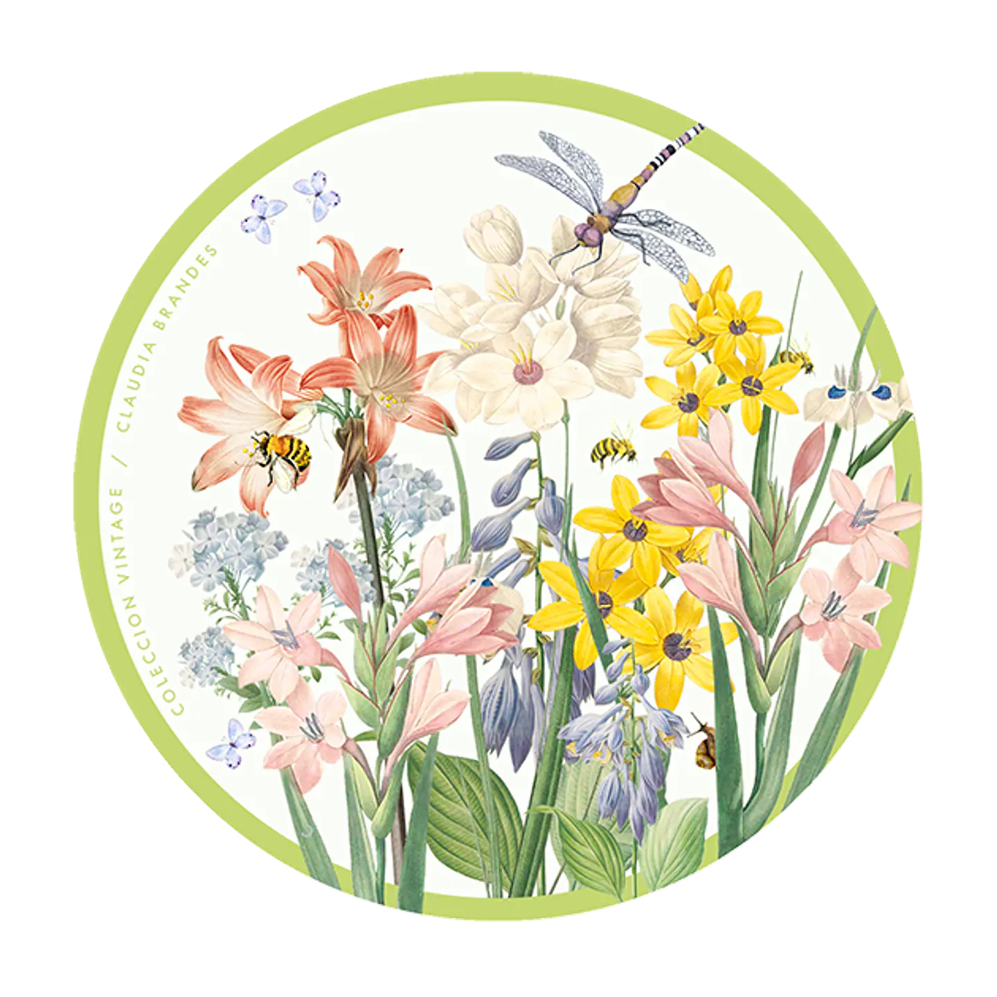 OFERTA! Set 6 posavasos flores Colección Vintage 8