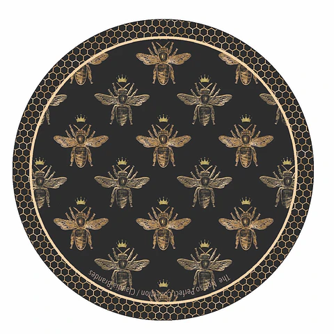 DESCUENTO!! Set 6 posavasos ilustrados, Abejas