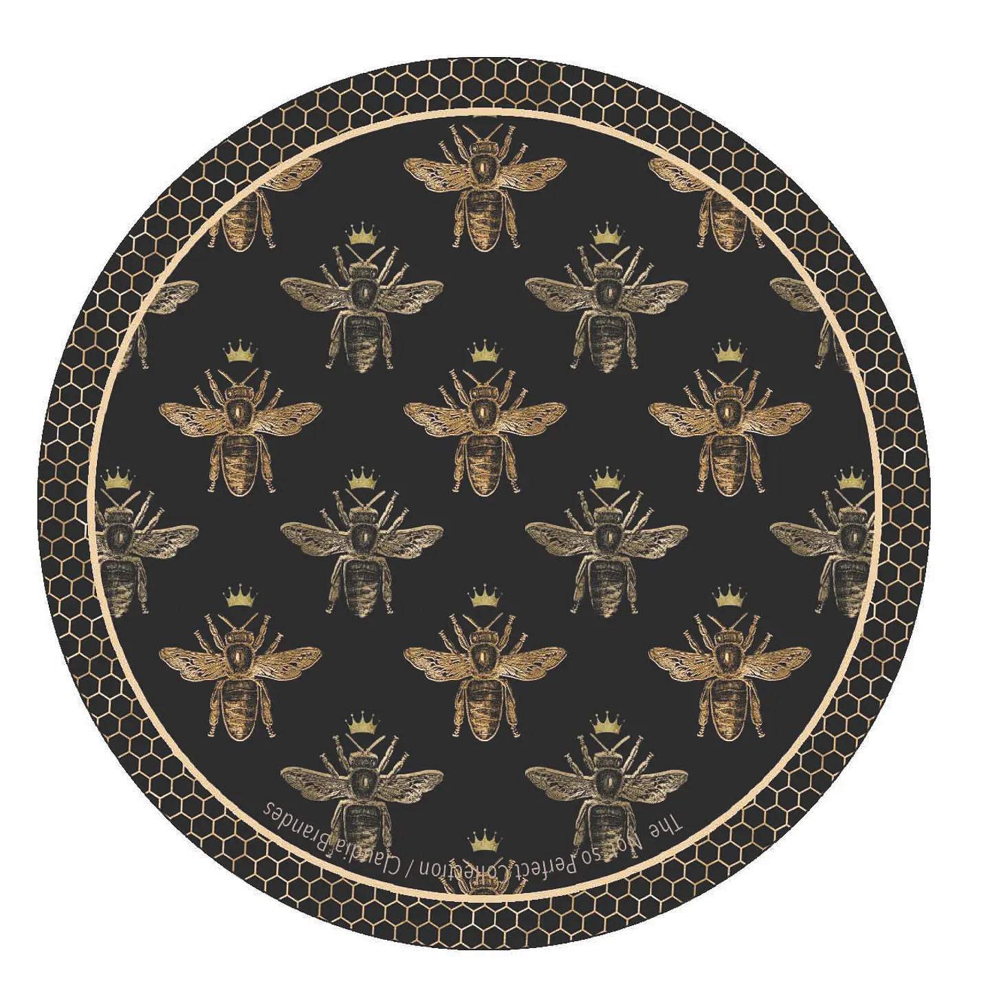 DESCUENTO!! Set 6 posavasos ilustrados, Abejas 1
