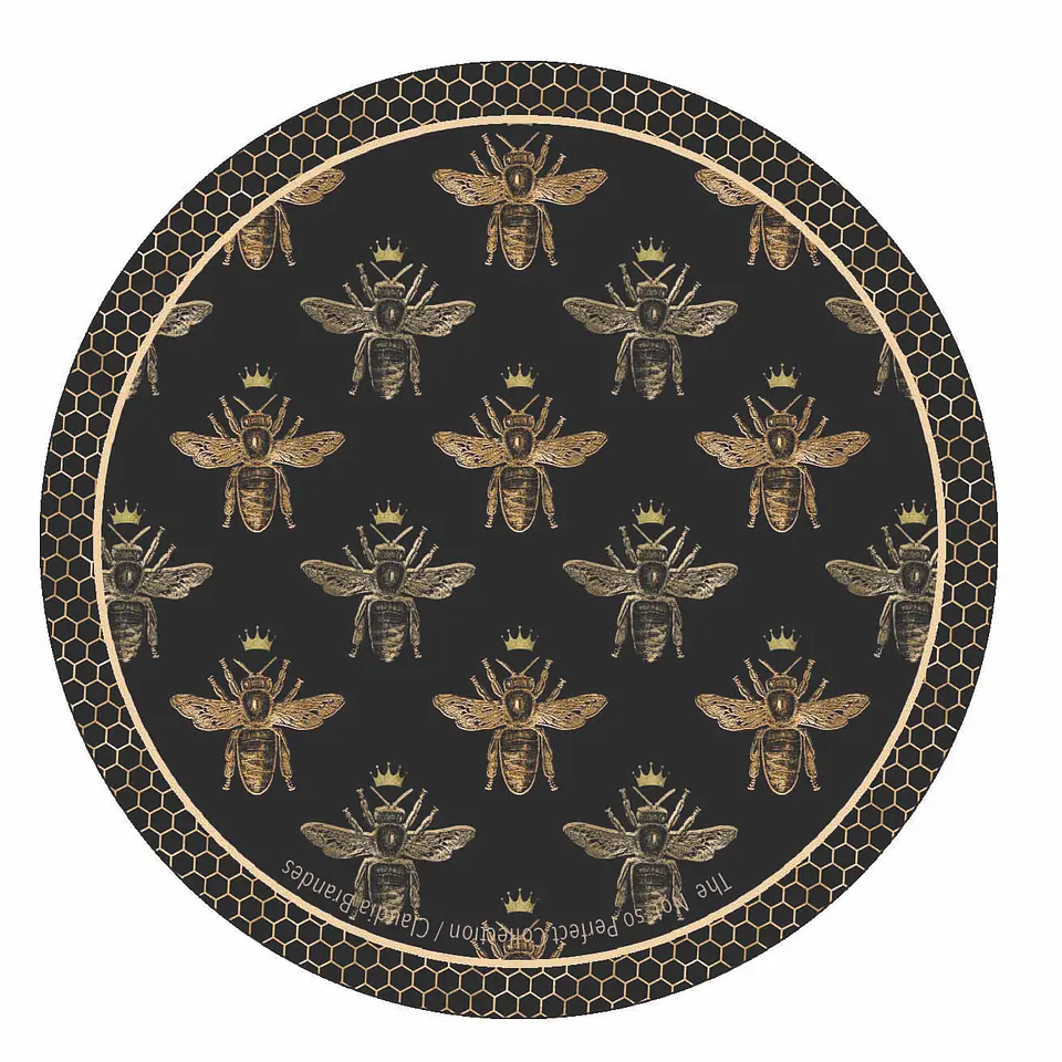 DESCUENTO!! Set 6 posavasos ilustrados, Abejas 1