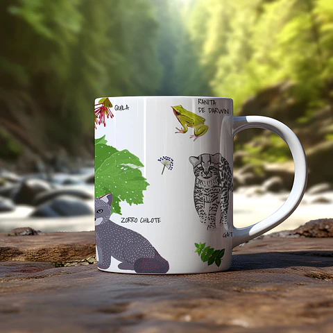 OFERTA! Tazón Fauna Chilena de Chiloé