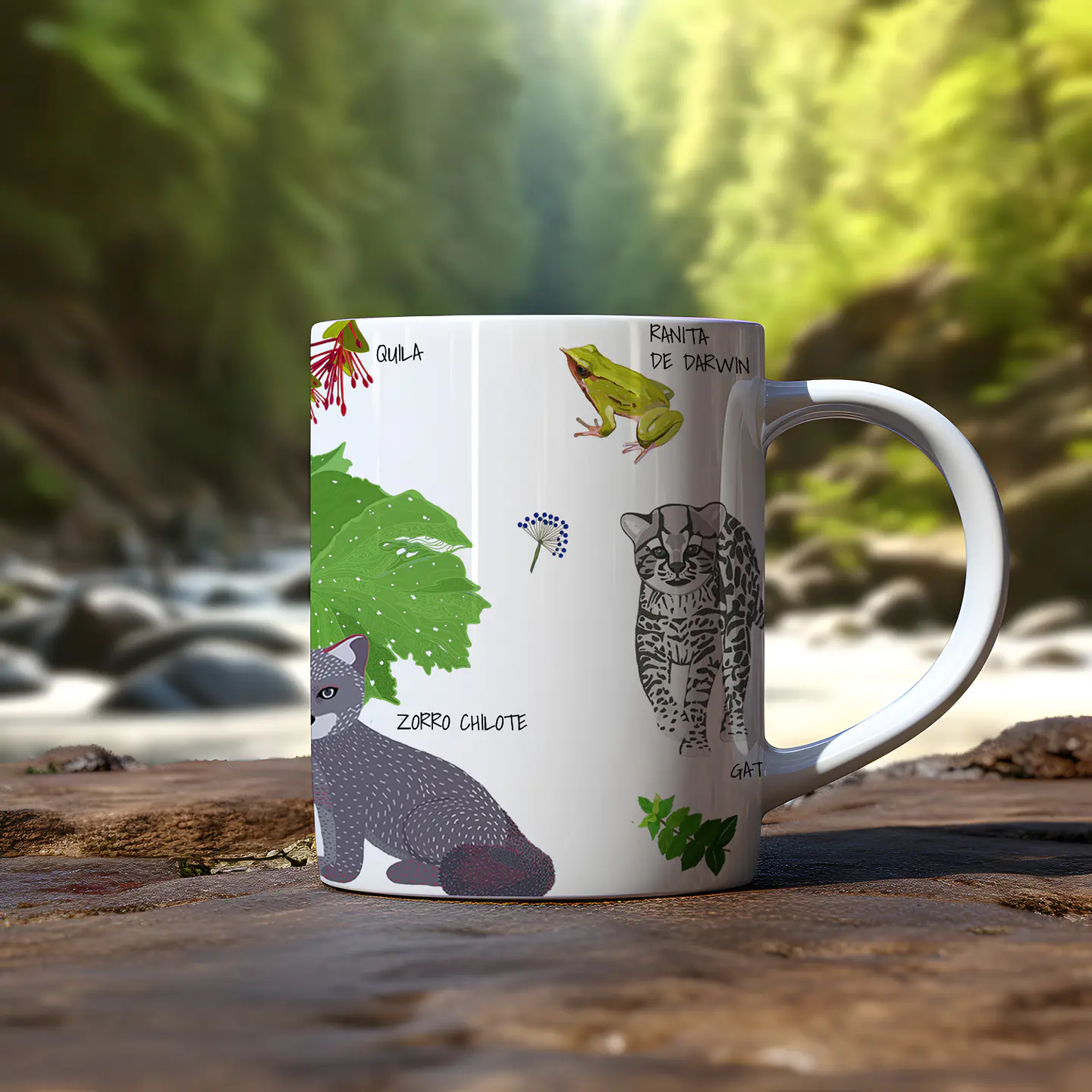 OFERTA! Tazón Fauna Chilena de Chiloé 1