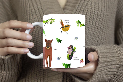 OFERTA! Tazón Fauna Chilena de Chiloé