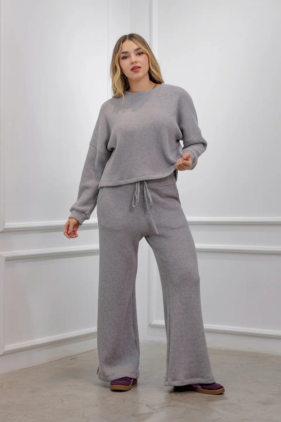 Conjunto Aria Plomo Plata 1