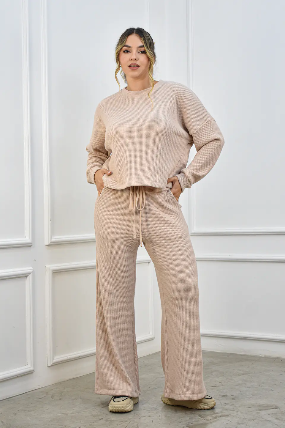 Conjunto Aria Beige Claro 3