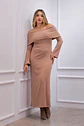 Vestido off shoulder Natali Beige - thumbnail 5