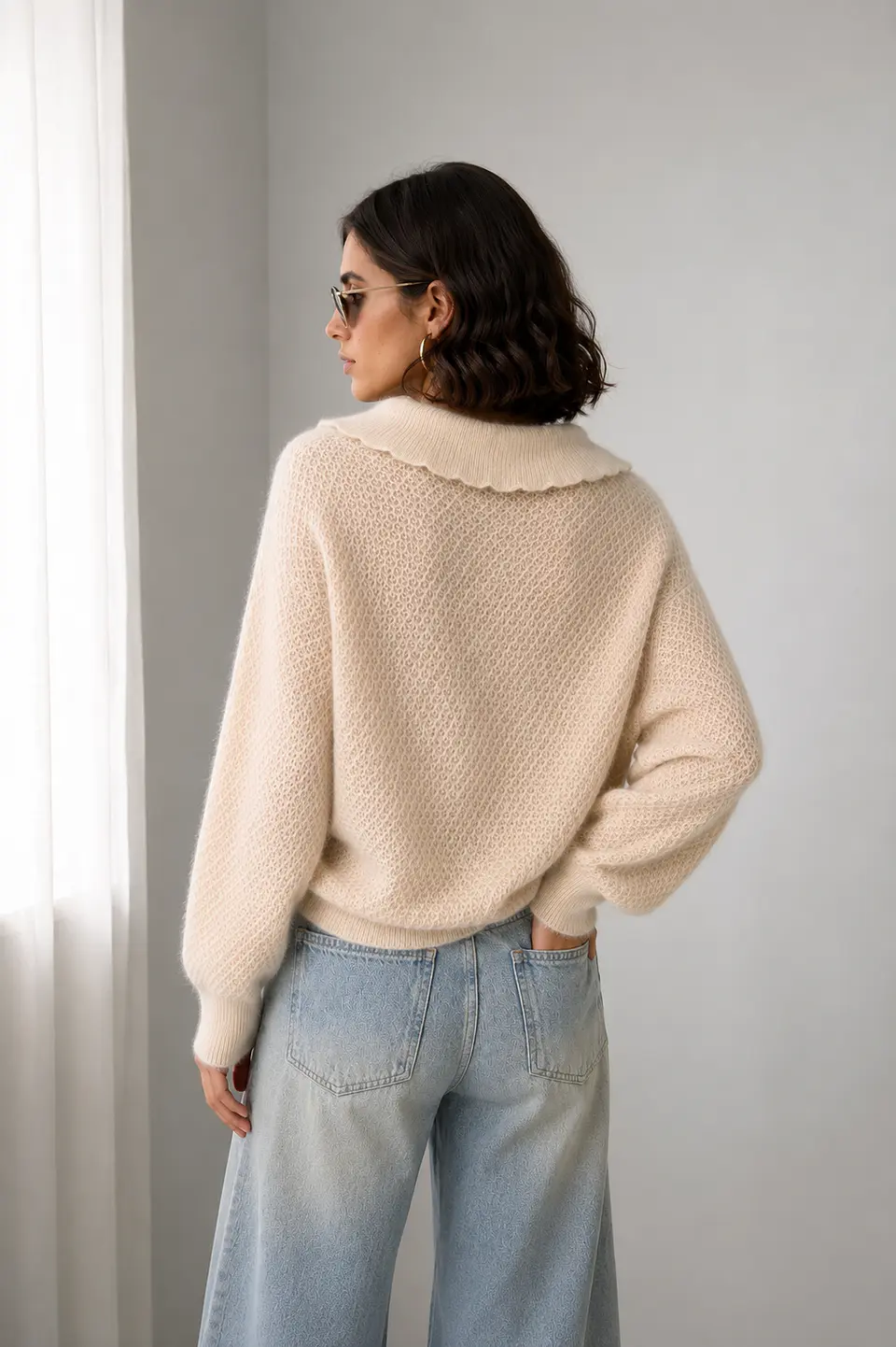 Chompa cuello camisero Zoe  16