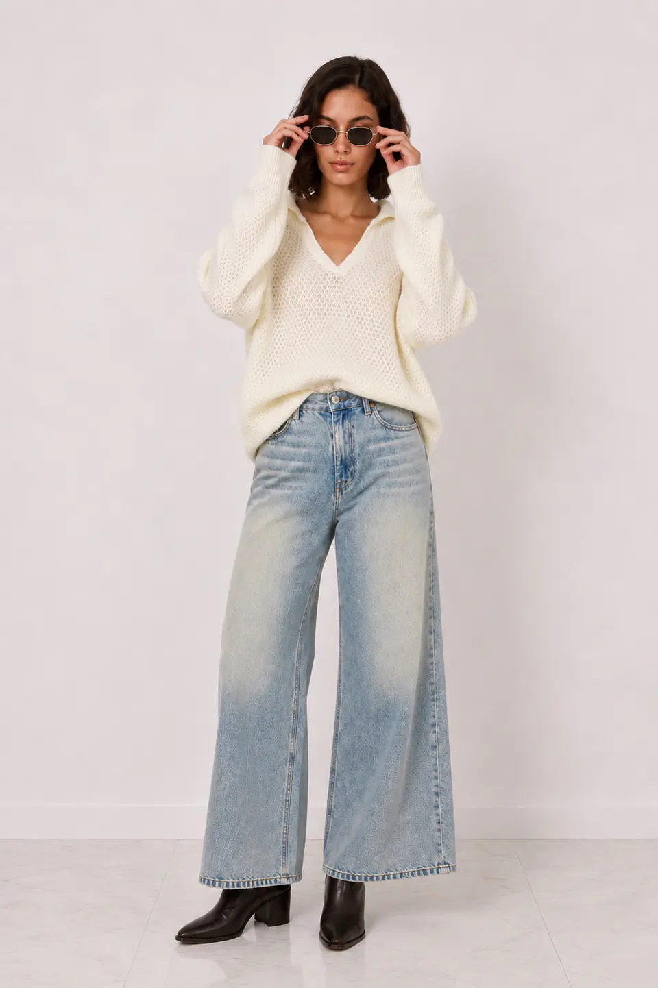 Chompa cuello camisero Zoe  11