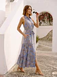Vestido Nila azul cielo estampado  - Miniatura 2