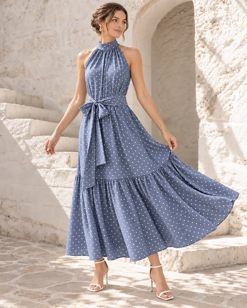 Vestido Polka Dots  1