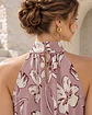 Vestido Gala Floral - Malva vintage - thumbnail 4