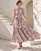 Vestido Gala Floral - Malva vintage - thumbnail 2