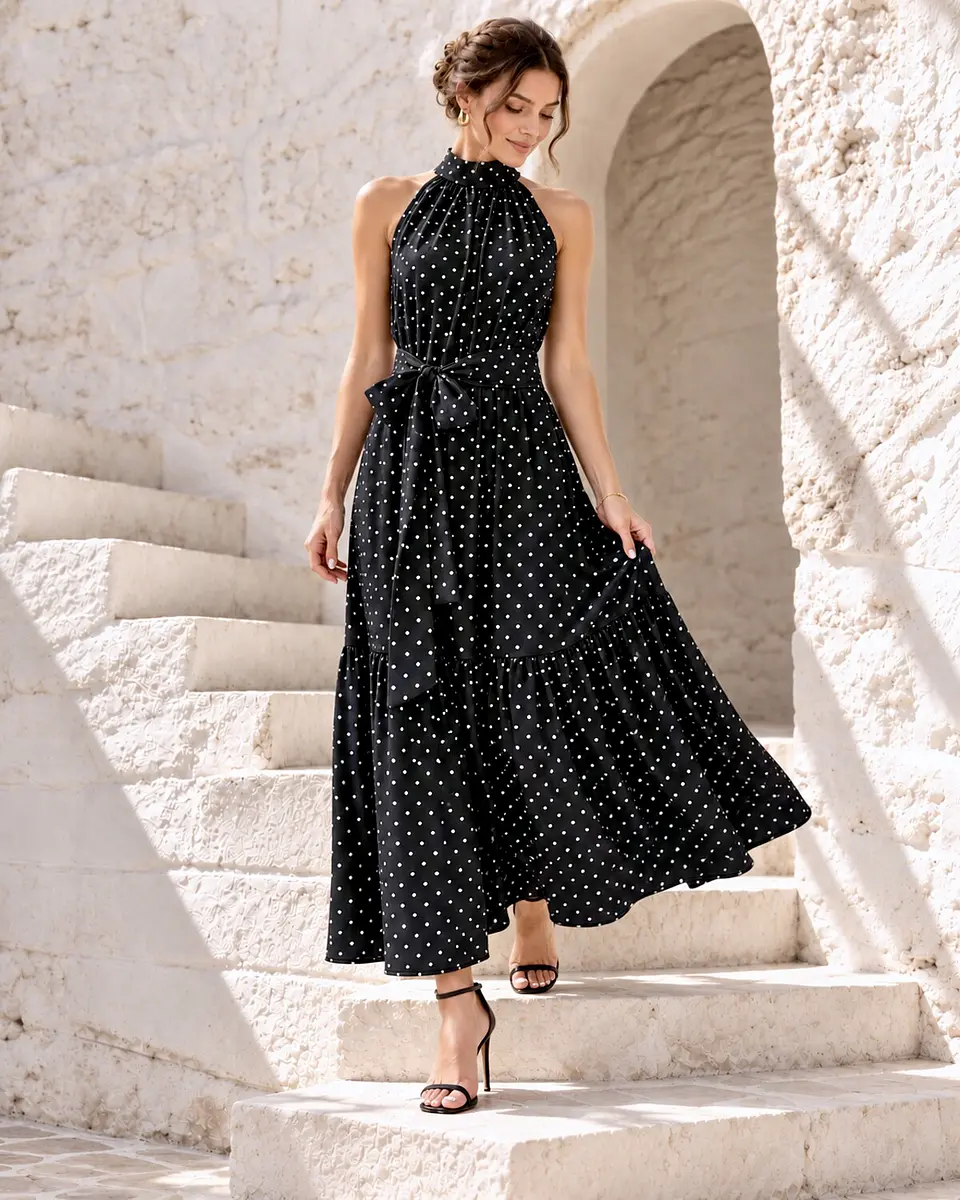 Vestido Polka Dots  13