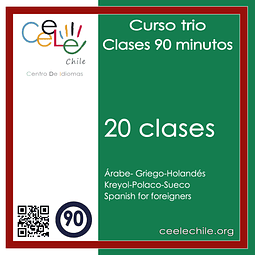 Curso Trio 20 clases de 90 minutos grupo 2