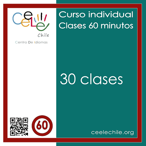 Curso Individual 30 clases de 60 minutos