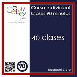Curso Individual 40 clases de 90 minutos