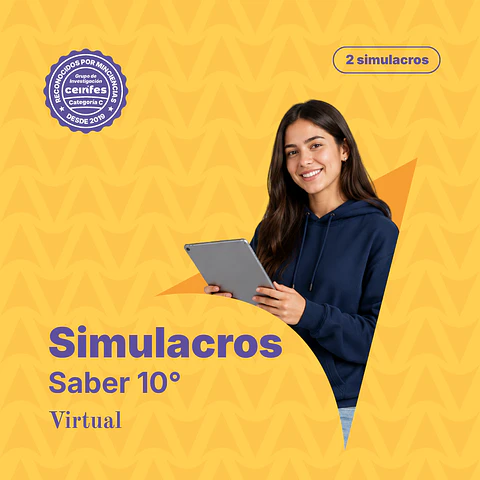 Paquete de 2 Simulacros Virtuales Saber 10º