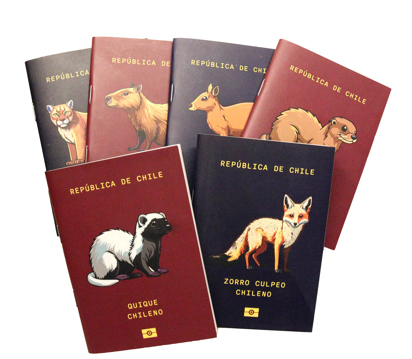 ANIMALES DE CHILE - PASSPORT TRAVEL NOTEBOOK 2