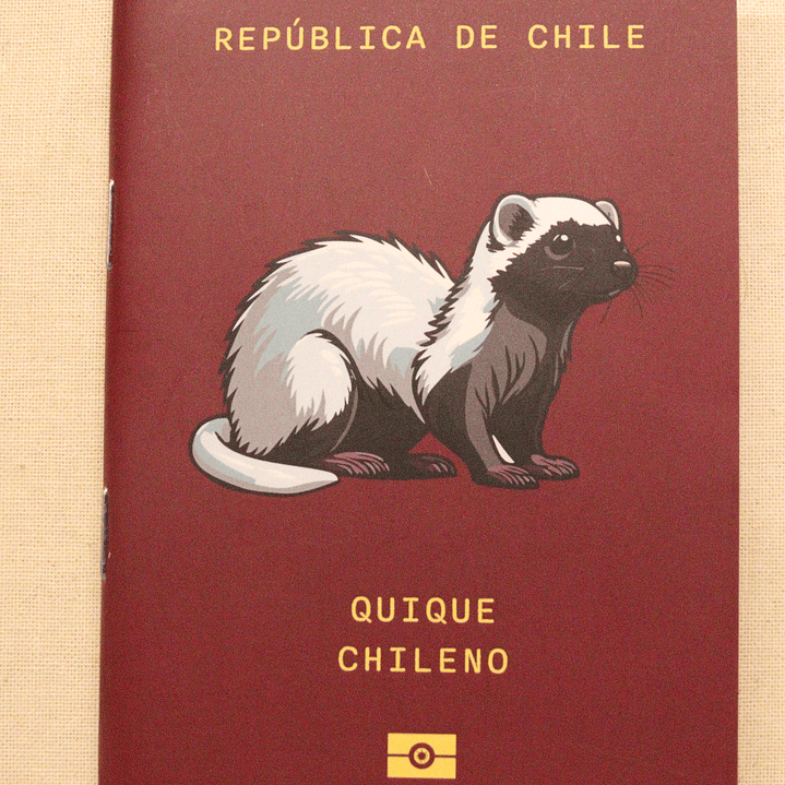 ANIMALES DE CHILE - PASSPORT TRAVEL NOTEBOOK 6