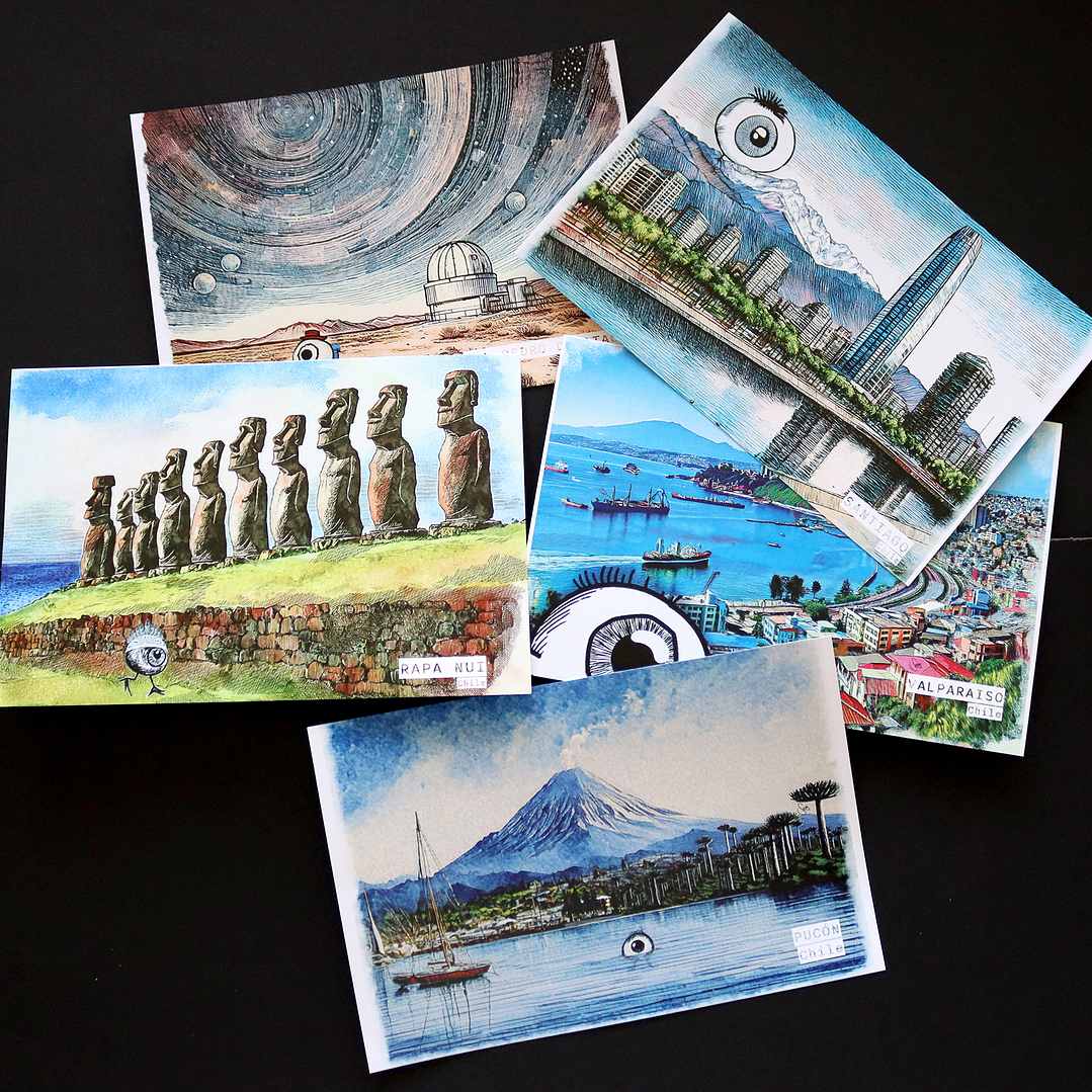 VIAJES POR CHILE - POSTALES 1