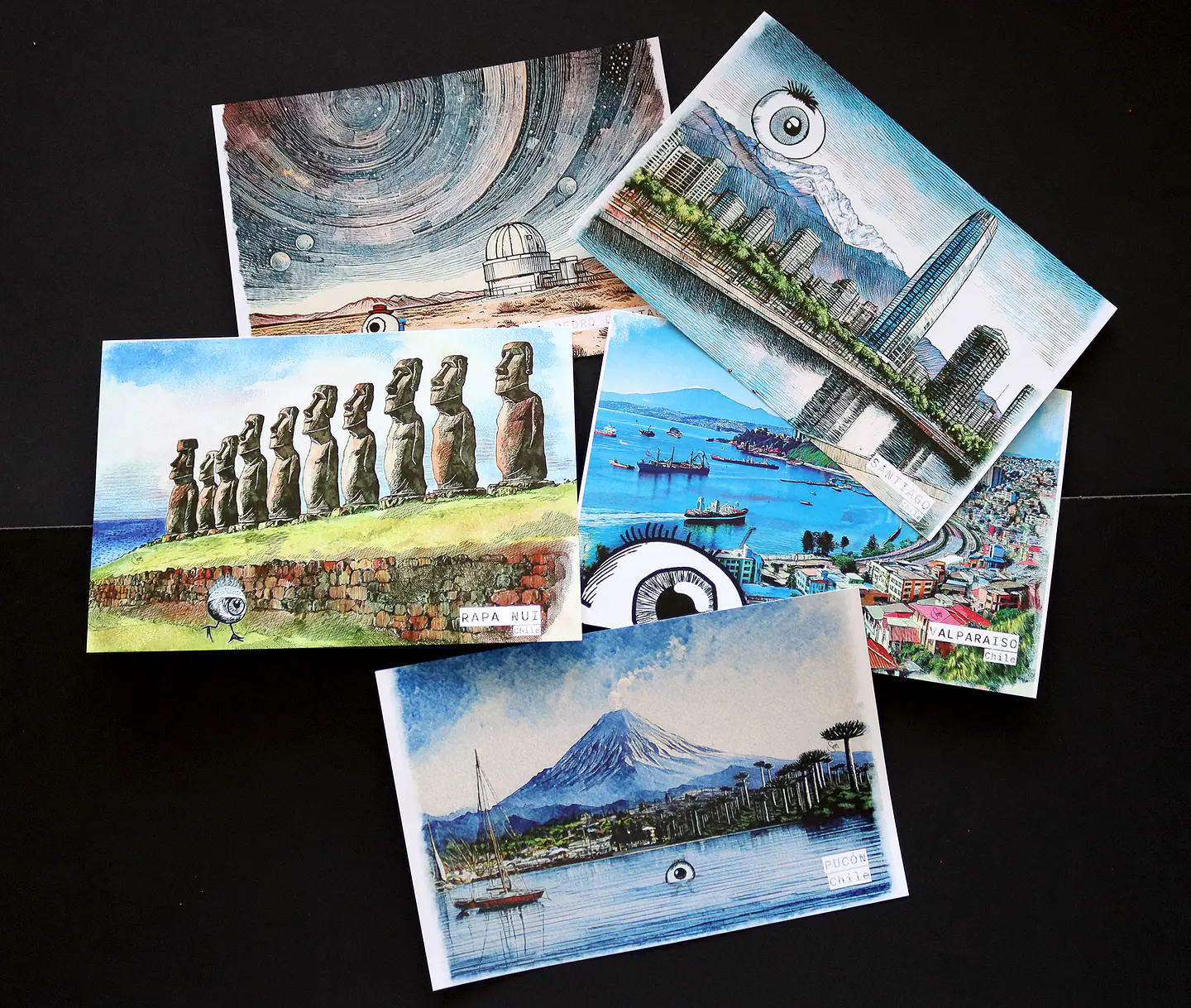 VIAJES POR CHILE - POSTALES 1