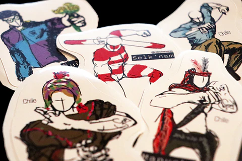 CHILEAN PEOPLE -  SET DE STICKERS