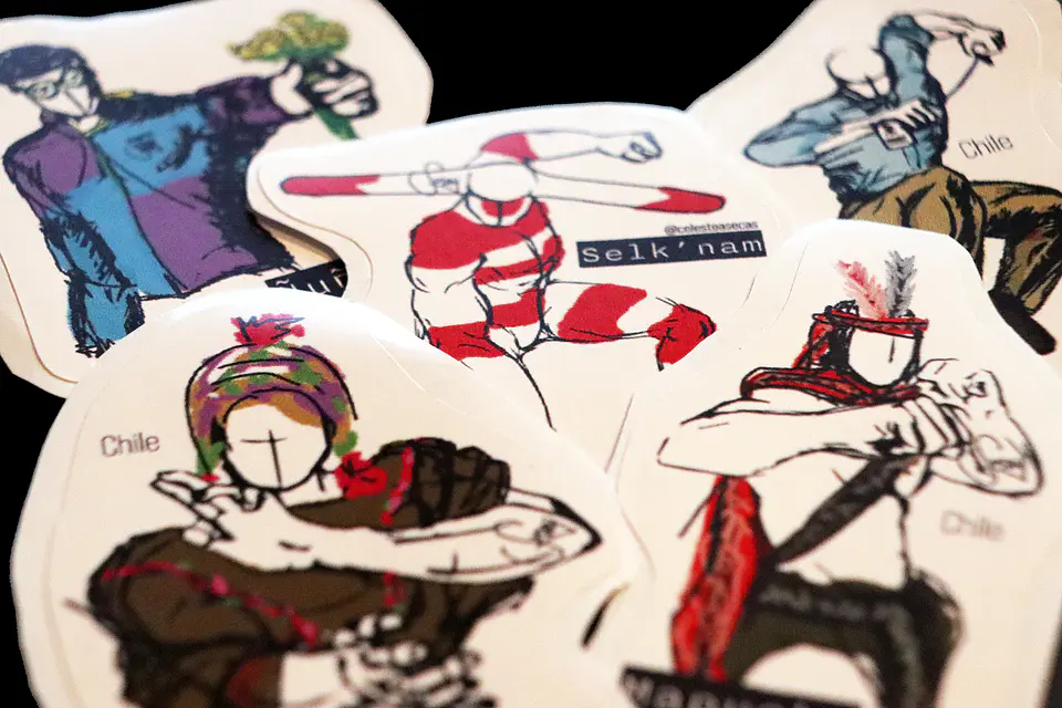 CHILEAN PEOPLE -  SET DE STICKERS 1