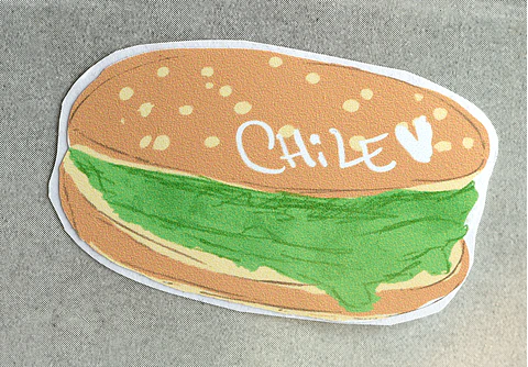CHILEAN FOOD - SET STICKERS